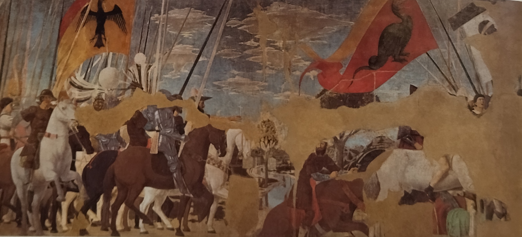 il sogno di costantino di piero della francesca